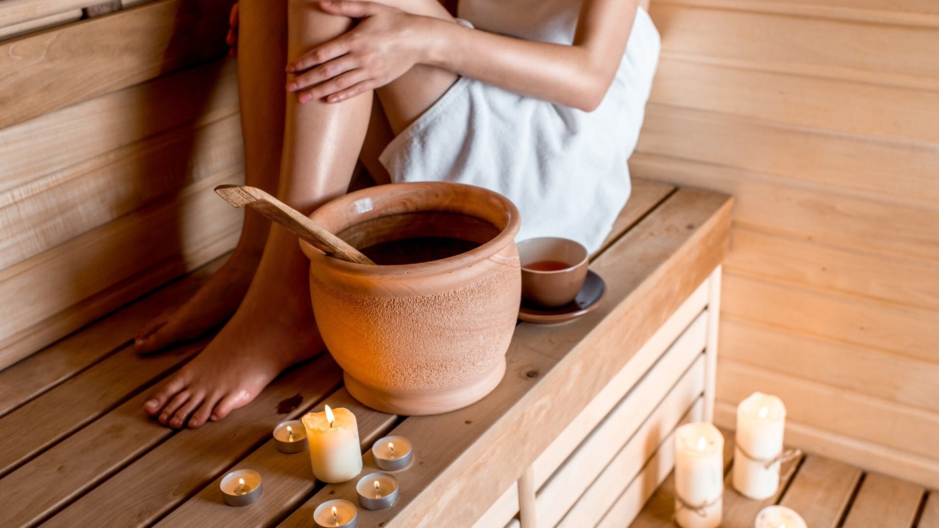 Utensili presenti in sauna